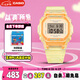 卡西歐（CASIO）手表女士BABY-G小方塊運動(dòng)電子學(xué)生表送女友七夕禮物BGD-565SJ-9