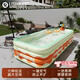 理沙星樹德國(guó)品質(zhì)充氣浴缸充氣游泳池家用兒童戶外加厚折疊洗澡桶水池 1.3米3層加厚【入門禮包】