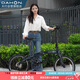 大行（DAHON）P10折疊自行車20英寸10速鋁合金成人通勤V剎 PAA003 珠光深藍(lán)
