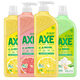 AXE斧頭牌洗潔精檸檬西柚花茶1.01kg*4瓶維e家庭裝 4瓶組合裝