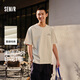 森馬（Semir）短袖T恤男重磅純棉印花上衣戶外露營夏季休閑裝101324100151