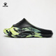 卡爾美（KELME）拖鞋男夏季外穿戶(hù)外健身運動(dòng)拖鞋大爪子3.0沙灘厚底情侶時(shí)尚涼拖 黑綠 42