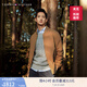 TOMMY HILFIGER【出走都市】春夏男裝潮流商務(wù)休閑棒球飛行員夾克外套男J9384 棕色GWJ M （推薦：135-150斤）