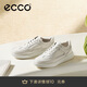 愛步（ECCO）25年夏季新款潮流拼色厚底休閑板鞋 街頭球鞋女鞋272803 白色37