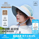 英氏新款雙面可戴寶寶防曬帽透氣散熱網(wǎng)孔設(shè)計(jì)環(huán)繞式帽檐夏季漁夫帽