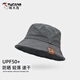 啄木鳥(niǎo)（TUCANO）帽子男女款防曬遮陽(yáng)帽夏季防紫外線(xiàn)短檐小邊漁夫帽純棉戶(hù)外太陽(yáng)帽 青瓷灰 54-59cm可調節