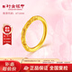 行金銀中中銀金行黃金戒指999足金半壁繁花古法金戒指計(jì)價(jià)生日禮物送女生 10號(hào)指圈 約5g 克重差多退少補(bǔ)