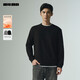 利郎澳絨衛衣男圓領(lǐng)簡(jiǎn)約舒適保暖長(cháng)袖T恤男25秋季