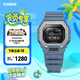 卡西歐（CASIO）G-SHOCK 沖浪而生 多功能小方塊 藍(lán)牙計(jì)步手表 GBX-100-2APR 【浪花藍(lán)】