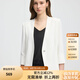 PRICH簡(jiǎn)約淡雅職業(yè)一粒扣七分袖西裝2025夏季新款設(shè)計(jì)感V領(lǐng)外套女 39象牙白色 S