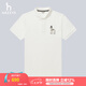 哈吉斯（HAZZYS）男裝【倫敦時裝周同款】夏款內(nèi)搭短袖T恤男POLO衫ASTZE0BBE18 米黃色OW XL （180/100A 50）