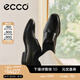 愛步（ECCO）*皮鞋男 商務(wù)皮鞋男鞋簡約正裝皮鞋男亮面皮鞋德比鞋 墨本621634 黑色/磁石灰62163450839 41 尺碼偏大