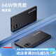 適用華為66W充電寶20000毫安超大容量超薄小巧便攜移動(dòng)電源蘋(píng)果3c 商務(wù)黑[2萬(wàn)容量66W超級快充5 20000mAh