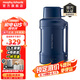 摩飛電器（Morphyrichards）電熱水壺便攜式燒水壺大容量戶外旅行熱水壺不銹鋼保溫壺?zé)璏R6061 1L 輕奢藍(lán)