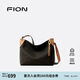 菲安妮（FION）2025新款老花托特包大容量女包通勤復古單肩斜挎包生日禮物