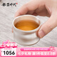 銀器時(shí)代足銀999竹節(jié)銀茶杯 功夫杯小茶杯家用主人杯茶道茶杯水杯品茗杯 啞光款80克60毫升足銀999+證書