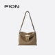 菲安妮（FION）包包女2025新款時(shí)尚百搭植糅軟皮托特包斜挎包生日禮物