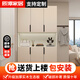 辰潭家居實(shí)木入戶(hù)鞋柜換鞋凳家用門(mén)口靠墻多功能玄關(guān)柜收納置物陽(yáng)臺儲物柜 實(shí)木奶咖色100*32*200cm