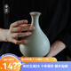 汝窯花瓶瓷手工汝窯高檔陶瓷擺件茶托晶瑩釉面天青色玉凈瓶 玉凈瓶 天青色