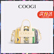 COOGI包包女包輕奢品牌女士新款手提托特包女情人節(jié)生日禮物送女友老婆 米白色