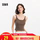 森馬（Semir）背心女短款顯瘦小個(gè)子夏季2025簡(jiǎn)約風(fēng)亨利領(lǐng)緊身吊帶109325102003