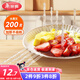 美麗雅 水果叉200支 一次性水果叉食品級(jí)甜品叉子兒童蛋糕叉小吃簽