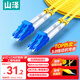 山澤 光纖跳線 電信級(jí)LC-LC單模雙芯 低煙無(wú)鹵環(huán)保光纖線 收發(fā)器尾纖 3米G1-LCLC03