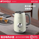 SANSUI日本山水電熱水壺家用燒水壺全自動(dòng)一體自動(dòng)斷電保溫不銹鋼復古開(kāi)水壺 1.7L 復古燒水壺