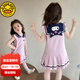 G.DUCKKIDS小黃鴨庫(kù)洛米女童連衣裙夏季兒童裙子女寶寶休閑polo裙女孩公主裙 圖片色 90 尺碼1~2歲【 80-90cm】