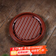藏壺天下 電木壺承干泡臺(tái)家用圓形養(yǎng)壺托盤(pán)單壺小號(hào)茶臺(tái)茶座 紅色款