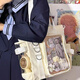 趣木也大容量學生上課單肩書包女日系可愛少女透明痛包小食量吧唧斜挎包 白色【裸包無配飾】