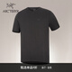 ARC'TERYX始祖鳥 KADEM CREW SS 透氣 男子 速干短袖T恤 Black Heather/黑灰色 M