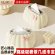 AILUKI日本紙巾盒客廳輕奢抽紙盒家用茶幾擺件創(chuàng)意紙抽盒車載車內(nèi)感 奶油白--普通光面款+蝴蝶結(jié)