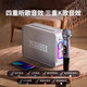 ROBERILLINE德國柏林之聲K歌藍(lán)牙音箱高音質(zhì)家用戶外超重低音炮聲卡樂器音響 【K歌版】音響+單麥克風(fēng)+遙控器