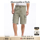 ABERCROMBIE & FITCH【復(fù)古工裝風(fēng)】男裝25夏新款baggy大口袋五分短褲KI128-5117 橄欖綠 34 W (180/86A)