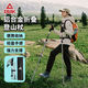 匹克（PEAK）登山杖 戶(hù)外防身老人兒童爬山裝備超輕徒步杖鋁合金內鎖伸縮手杖 升級折疊更便攜-【純凈白】1根
