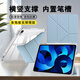 卡培登適用于蘋(píng)果iPad Air11英寸保護套 2025年款第7代M3芯片平板電腦保護殼休眠 y折筆槽白冰藍