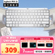 羅技（Logitech）MX Keys mini無線藍(lán)牙鍵盤矮軸充電款 人體工學(xué)MAC電腦辦公 二手 MX Keys Mini 商務(wù)版 淺灰色 99新【拆封盒裝】