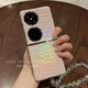 彩系華為pocket2手機殼新款折疊屏真皮珠光竹節粉手鏈p50全包三星zflip5/6防摔pockets保護套輕奢ins 【幻彩竹節珠光粉】+水晶鏈條 華為 Pocket 2