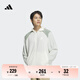 adidas情侶涼感UPF50+連帽外套輕薄防曬衣男女阿迪達(dá)斯官方輕運(yùn)動(dòng) 漢玉白 L
