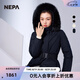 NEPA耐葩秋冬戶外女士長款防風保暖鵝絨羽絨服7J82075 深藏青色M04 M (100) 170/92A
