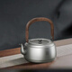 TILIVING鈦立維純鈦燒水壺燃氣明火熱水壺家用開(kāi)水壺戶(hù)外冷水壺1.3L