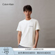 Calvin KleinJeans夏季男女情侶中性休閑通勤ck字母純棉凈色短袖T恤J324671