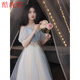 成人禮服女 18嵗禮服 學(xué)生學(xué)生藝考禮服名媛小禮服女202小個(gè)子宴會(huì)洋裝顯瘦連衣裙閨蜜仙氣質(zhì)平時(shí)可穿 圖片色 M（建議95-103斤）