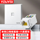 YOUYSI網(wǎng)絡(luò )面板電腦插座單口雙口網(wǎng)線(xiàn)口 適用電話(huà)語(yǔ)音模塊 超五/六/七類(lèi)模塊加厚白色 【千兆六類(lèi)免打+單口白色】套裝