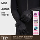 MBO騎行手套男女AG180防風(fēng)抓絨耐磨防滑戶外運動觸屏長指手套 AG180-黑色 L