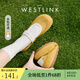 西遇運(yùn)動(dòng)芭蕾鞋女2025新款夏季丑萌圓頭黃色瑪麗珍鞋軟底平底單鞋 黃色 38 (240)