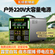 電掌盟（DAYGEMEG）磷酸鐵鋰戶外移動電源220V大容量大功率露營擺攤電瓶自駕游家用停電應急車載儲能蓄電池 600W-【500wh-A4S603】