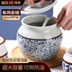 拜杰豬油罐陶瓷油罐耐高溫鹽罐調(diào)味罐油辣椒罐家用帶蓋裝葷油儲(chǔ)油罐