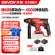 大有（Devon） 無刷電錘5401多功能鋰電錘充電電錘電鎬兩用錘磨組合輕型沖擊鉆 4.0Ah單電快充（75W）